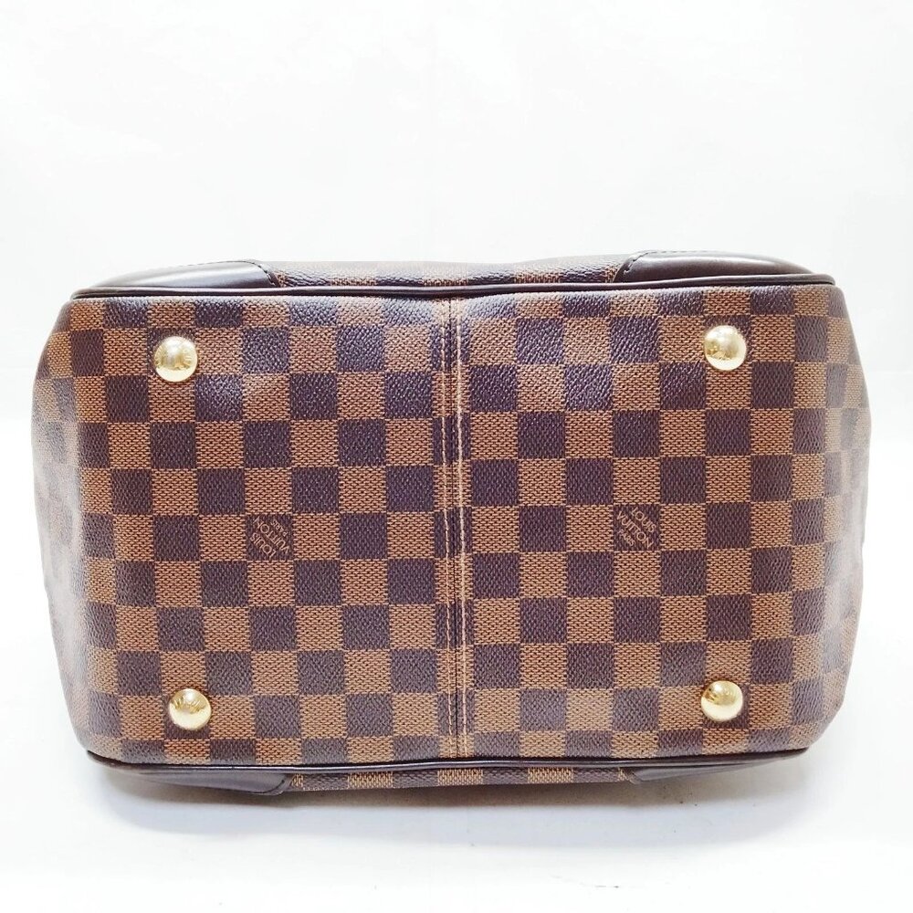 Louis Vuitton Verona MM Damier Ebene Handbag LV Brown Checkered Shoulder Bag - Picture 6 of 16